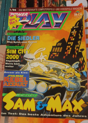 PowerPlay 1/94 1994 (Commodore 64, Amiga, ATARI ST PC Videogame magazin)