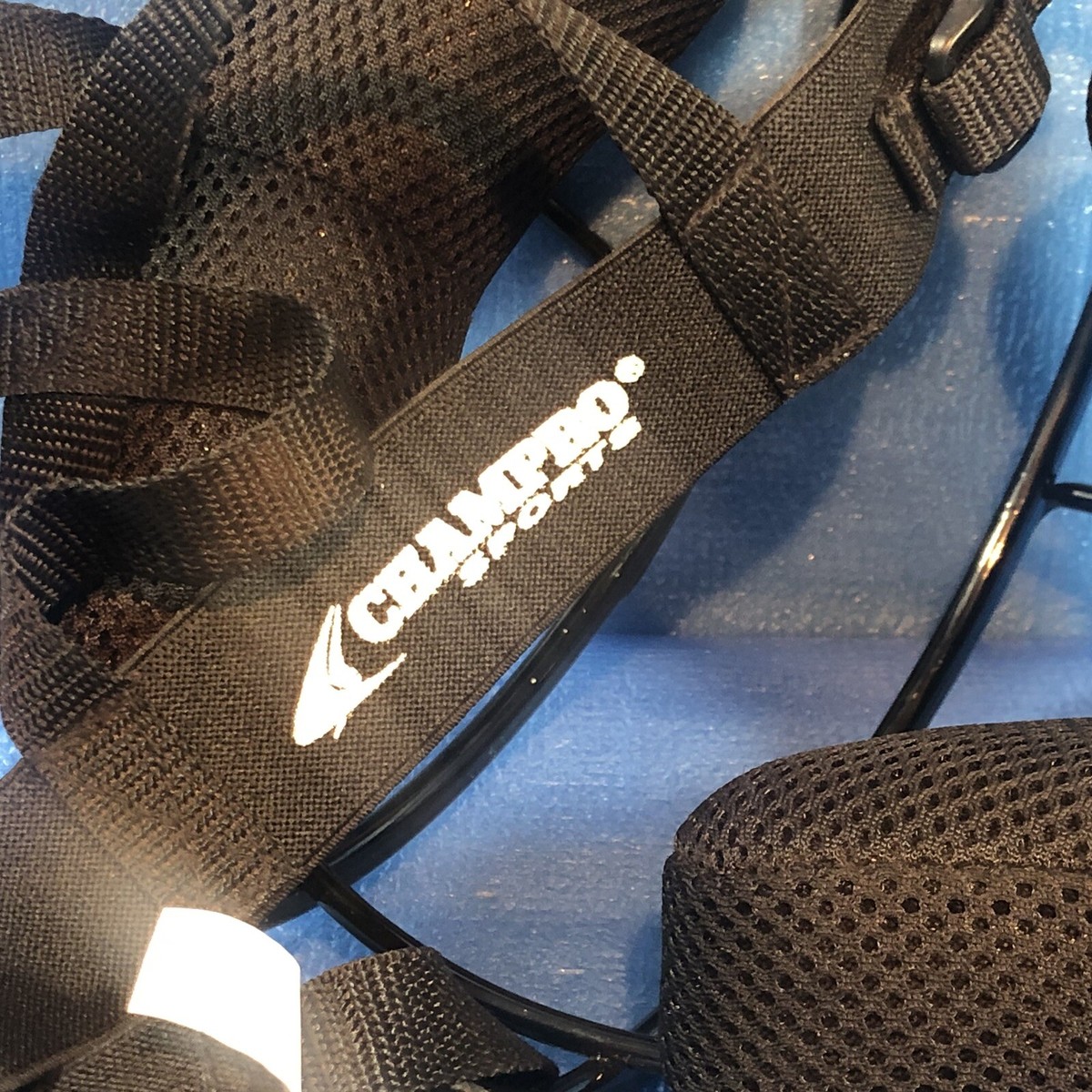 Masque D'arbitre Baseball Champro CM72B - Noir, Acier Carbone Léger, Rembourré - Taille Unique