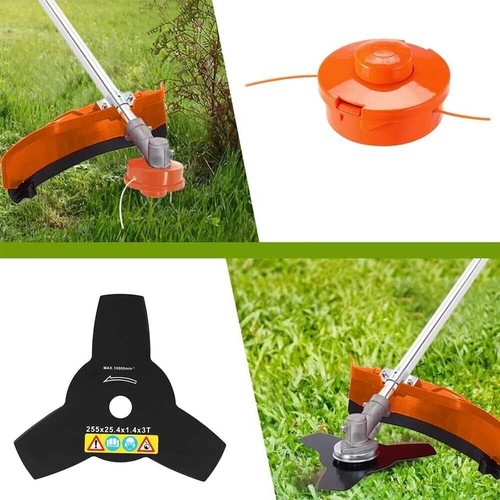 Decespugliatore a Scoppio 52CC 2 Tempi Tagliaerba Rasaerba Tagliabordi 2 in 1 - Foto 5 di 7