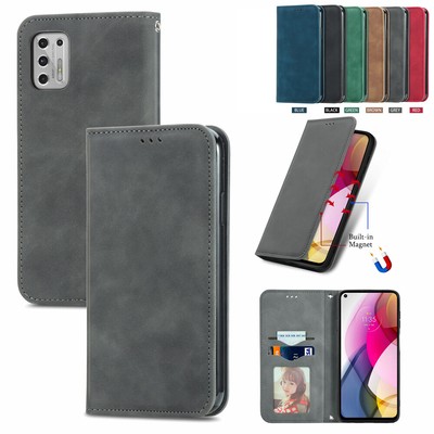 For Motorola X40 Pro G9 G8 Power G84 5G G73 G62 G54 G42 Leather Folio Phone Case
