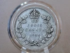 1936 Canadian Silver 10 Cent - VF (Very Fine) -80% Silver- Ten Cent Canada 1936