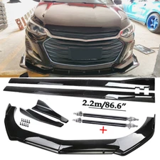For Chevrolet Onix 2021-2024 Front Bumper Lip Spoiler Chin Splitter Body Kits