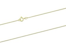 100% أصلي 9k Solid أصفر ذهبي Diamond cut CURB Chain قلادة 45cm 18" جديد