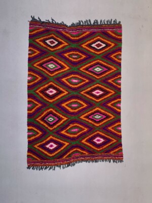 Vintage Marokkanischer Berber Teppich 180x124 cm, Berber Atlas, groß