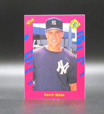 1990 Classic Update Travel Pink KEVIN MAAS Rookie Card #T30 New York Yankees