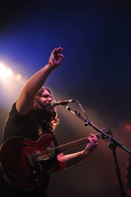 Romeo Stodart of Magic Numbers live on stage at Hard Rock Calling  - Old Photo