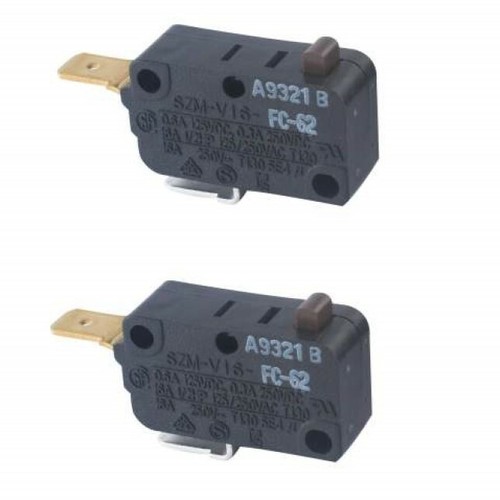 WB24X830 Microwave Oven Door Switch EXP499, AP2024338, PS237422, - 2 Pack F - 第 2/3 張圖片