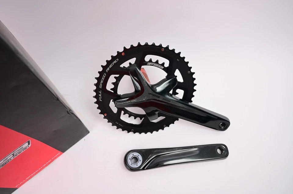 FSA Gossamer Pro 172.5mm 48/32t BB386 EVO ABS Road Bike Double Crankset NEW - Image 3 of 4