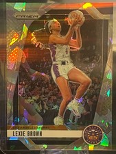 2024 Panini WNBA Prizm Basketball Lexie Brown-#110 Cracked Ice Prizm. LA Sparks