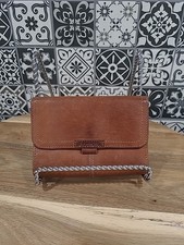 Fossil Leather Trifold Wallet Brown