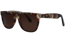 RetroSuperFuture Flat-Top-9GW Sunglasses Motiv Pattern/Brown Square Shape 55mm