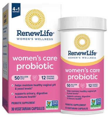 RenewLife Women's Care Probiotic 50 Billion CFU  30 Veg Capsules - Exp:  09/2026