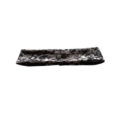 LuLuLemon OS Black/Gray Nylon/Lycra Elastane Fly Away Tamer Headband Luxtreme