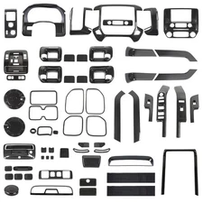 Interior Cover Trim For Chevy Silverado GMC Sierra 14-17 CarbonFiber Accessories