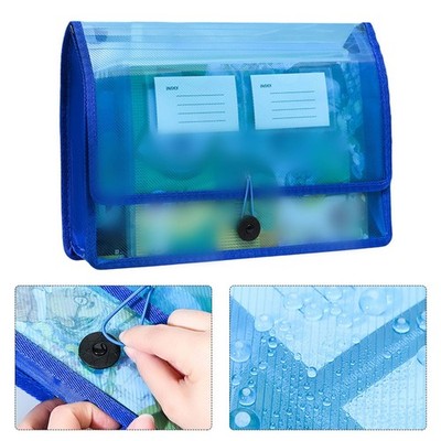 PP wasserdichte Aktentasche transparentes Design passend für 33,5 x 24 cm für