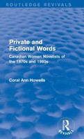 Coral Ann Howells | Private And Fictional Words (Routledge Revivals) | Buch