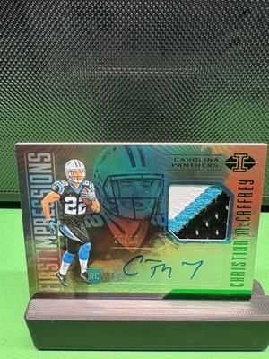2017 Panini Illusions First Impression RC Autograph Christian McCaffrey 21/25