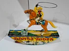Marx Ranger Range Rider Tin Litho Wind Up Toy- Mint Condition- Works