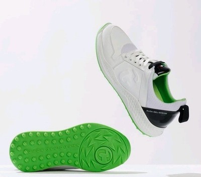 Duca del Cosma Women s White Golf Shoes Siren Size 9 Leather Spikeless