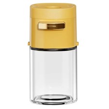 180 Ml Salzstreuer Aus Glas mit Druckknopf, Versiegeltes Gewürzglas für die3264