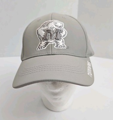 University of Maryland Terrapins Captivating Headwear Cap Hat Gray White One Sz
