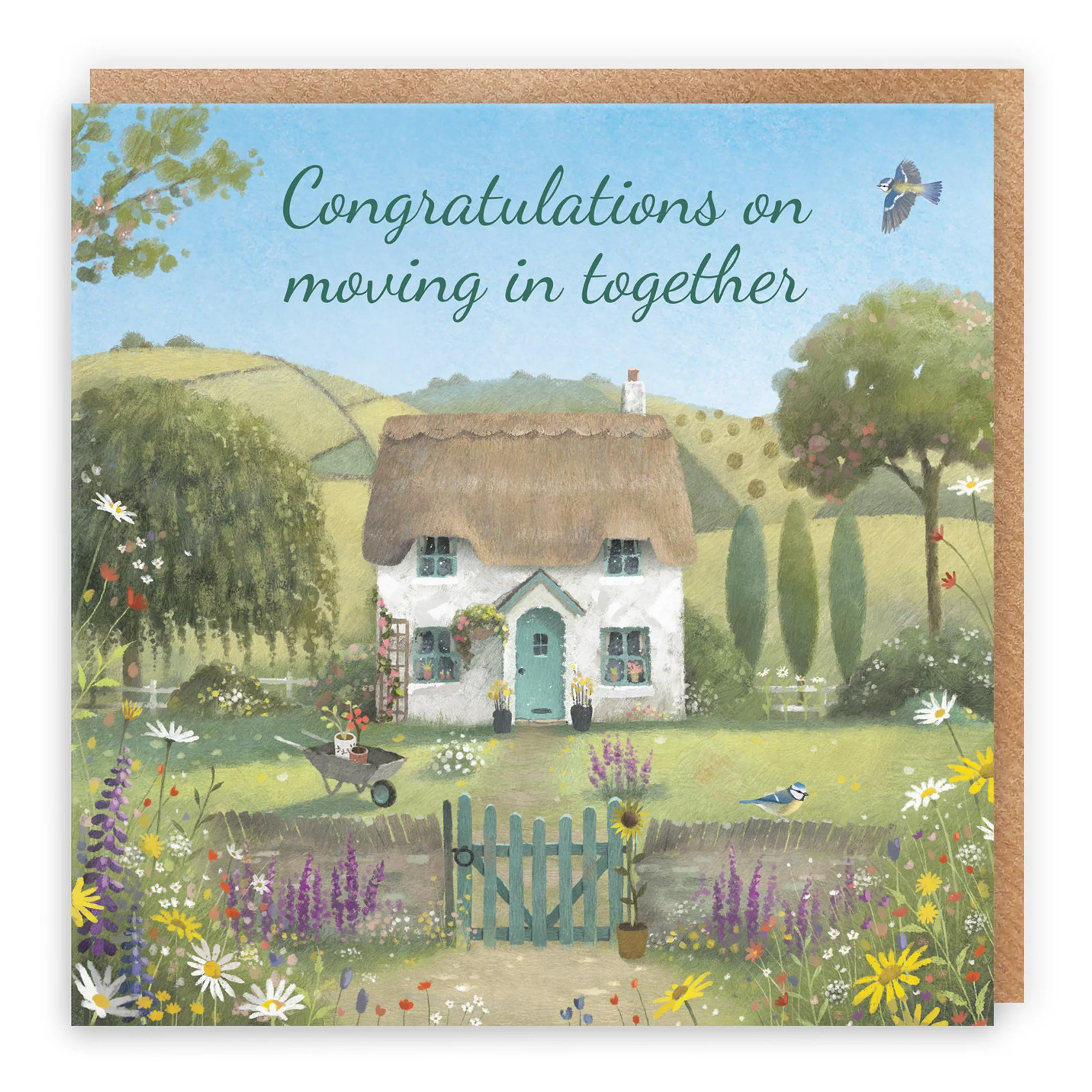 Moving In Together New Home Card Thatched Cottage Milo's Gallery