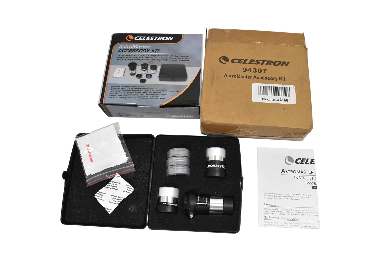 Celestron 94307 AstroMaster Accessory Kit Eyepiece Set 1.25i