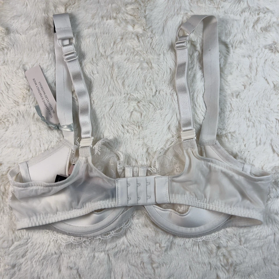 Victoria's Secret Very Sexy Shine Strap Bra White Push Up Lace Size. 36C NWT - Image 2 of 4