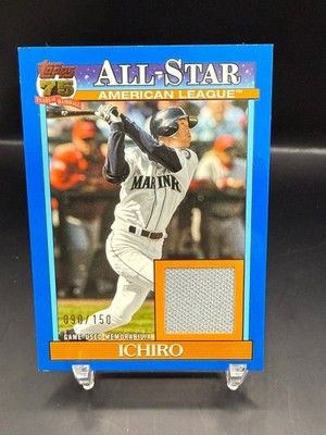 2026 Topps Series 2 All-Star Ichiro Game Worn Relic /150 Blue Seattle Mariners
