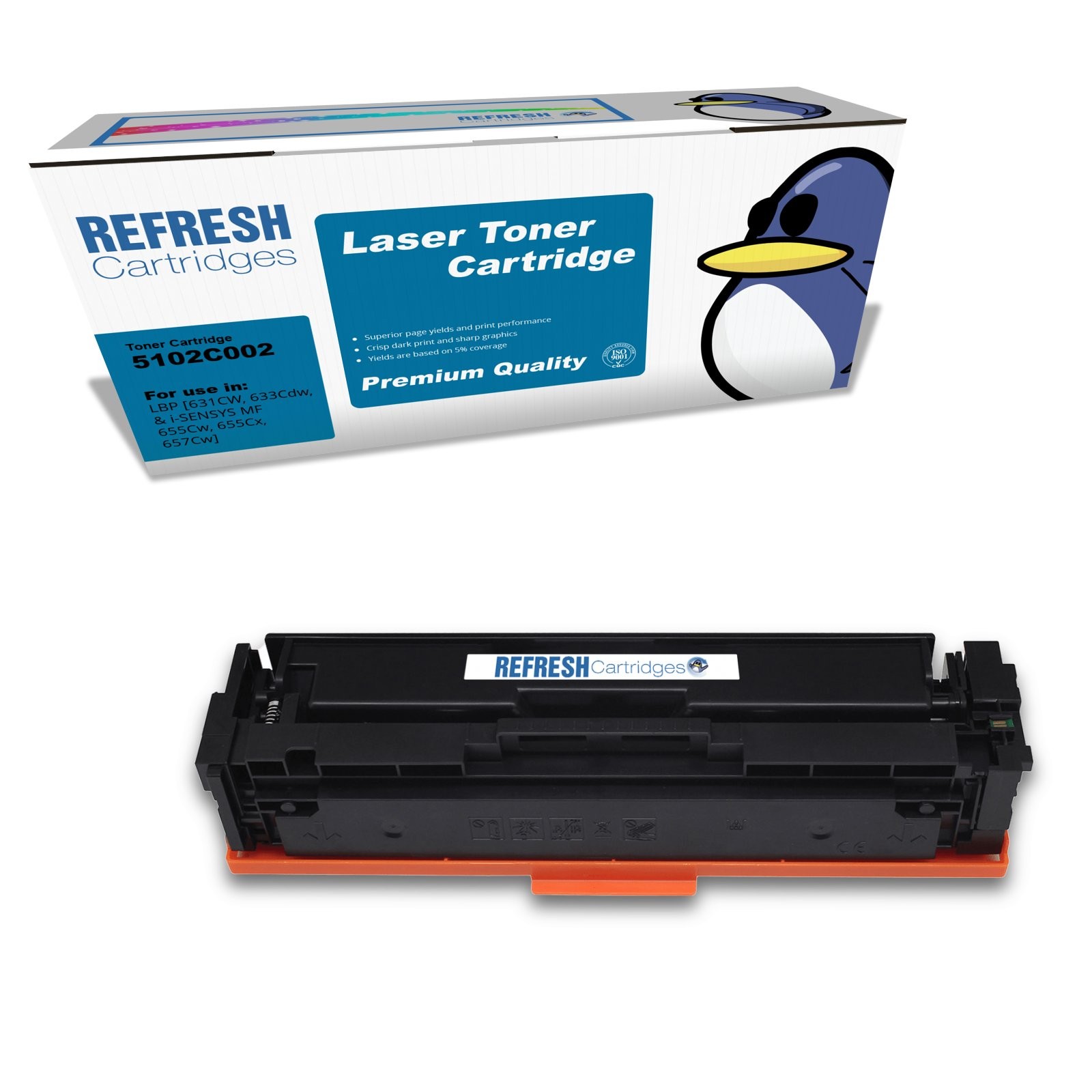 Refresh Cartridges Black 067 Toner Compatible With Canon Printers