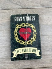 Guns N' Roses Live and Let Die Cassette Single 1991 Geffen Records GEFCS-19114