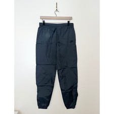 NIKE Vintage Y2K Unisex Windbreaker Track Pants High Rise Black Ankle Joggers