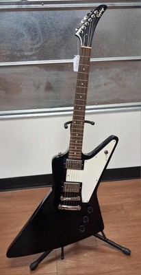2021 Epiphone Explorer Ebony Black Electric Guitar w/ Hard Case
