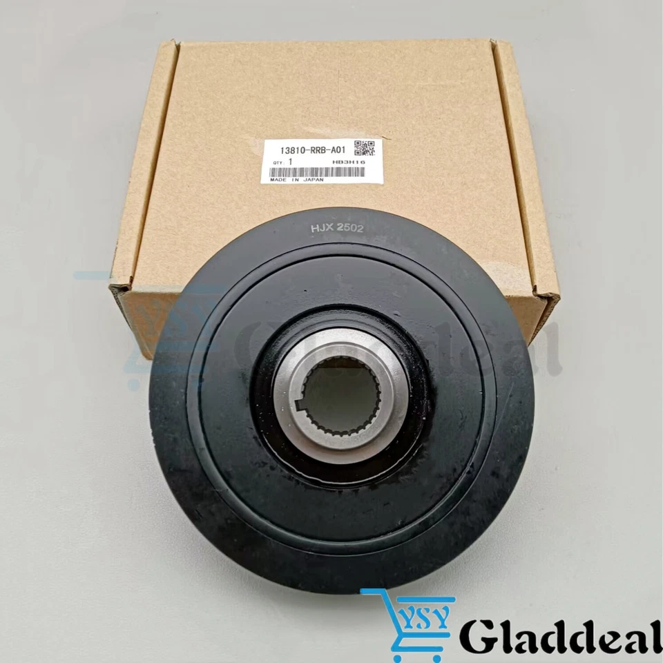 NEW Fit For Honda Acura 06-11 Civic 02-06 RSX Crankshaft Pulley 13810-RRB-A01 - Image 2 of 4