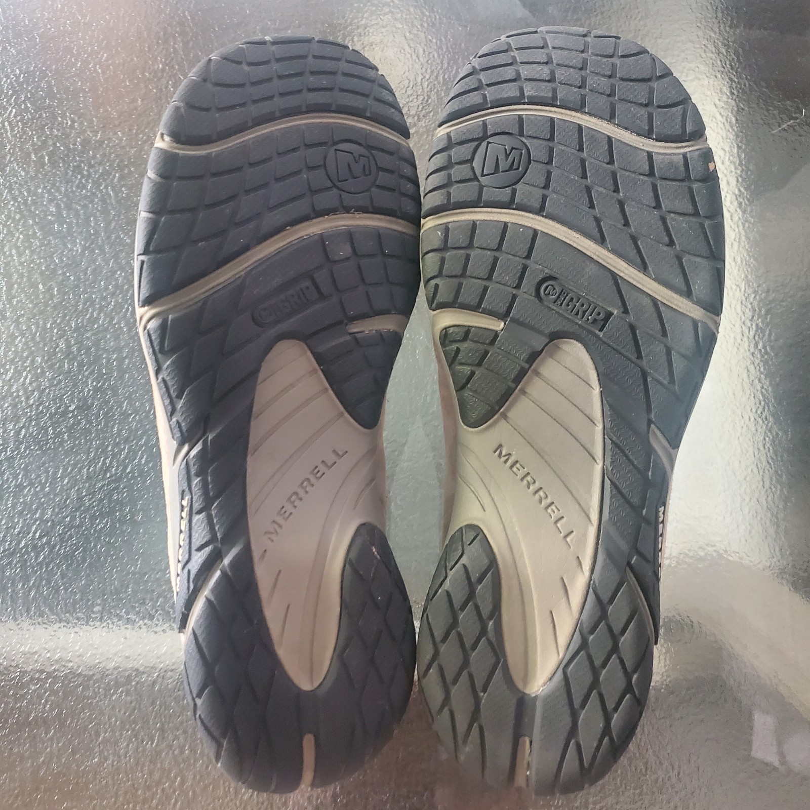 Merrell Encore Ice scarpe da donna 9 5 zoccoli scamosciati pietra slide J598444