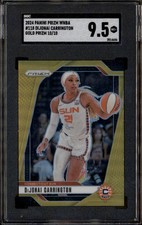 2024 Panini Prizm WNBA Gold Prizm #118 Dijonai Carrington /10 SGC 9.5