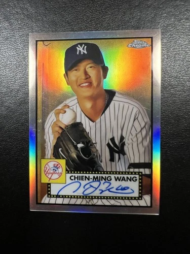 2021 Topps Chrome Platinum #PA-CMW Chien-Ming Wang Autographs Refractor #/199