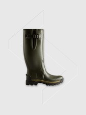 Hunter Balmoral Adjustable Wellington Boots Dark Olive