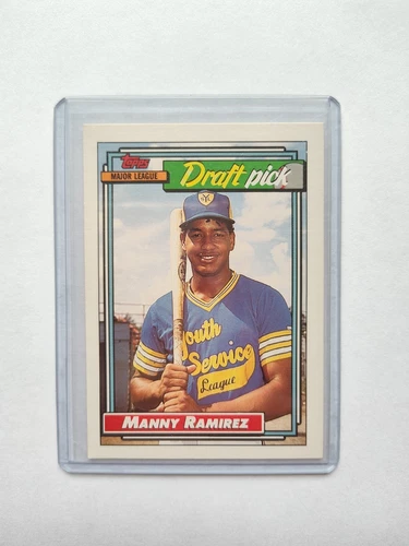 1992 Topps #156 Manny Ramirez #156 (RC) Rookie - Cleveland Indians