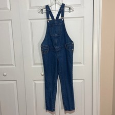 Isabel Maternity blue denim overalls size 2