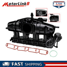 Intake Manifold W Sensor Solenoid Valve For 2009-2017 Vw Cc Tiguan 06j133201bh