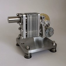 Rocking Stirling Engine Model Physics Science Toy STEM Gift Metal