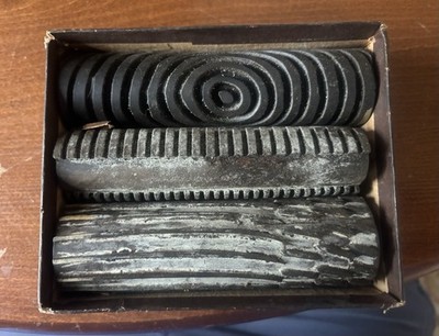 Antique Vintage Davis Patent Wood Grain Kit In Original Box Montgomery Ward USA