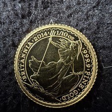 24ct Gold Coin UK Britannia Tenth Ounce 1/10oz 999 Bullion Investment Asset