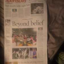THE DALLAS MORNING NEWS 1/21/26 INDIANA WINS NATIONAL CHAMPIONSHIP VS MIAMI THE DALLAS MORNING NEWS 1/21/26 INDIANA WINS NATIONAL CHAMPIONSHIP VS MIAMI