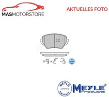 SATZ BREMSBELÄGE BREMSKLÖTZE VORNE MEYLE 025 242 9714/W A FÜR MAZDA MX-5 III