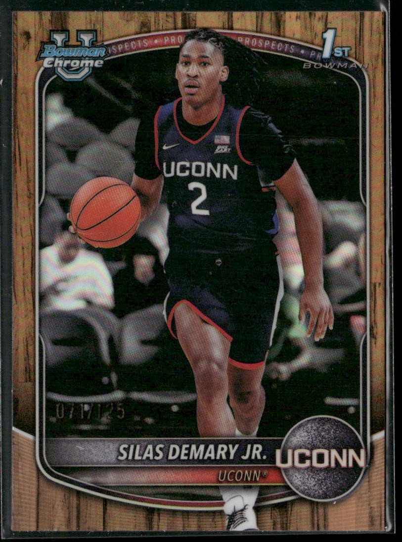 2025-26 Bowman University Chrome Silas Demary Jr Floodboard 1st Refractor /125