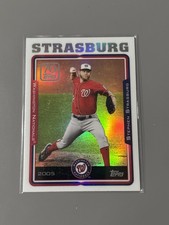 2021 Topps Series 1 Stephen Strasburg 70 Years of Topps CHROME INSERT #70YTC-55