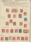 1886-95 Hermes interesting selection of forgeries passed by the post