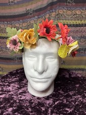 Handmade Artificial Flower Crown - Perfect for Weddings and Renaissance Fairs
